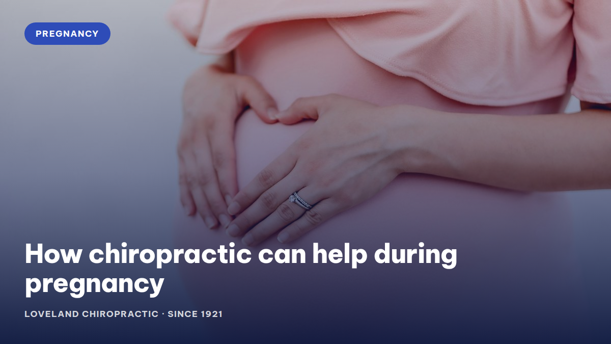 How chiropractic can help during pregnancy