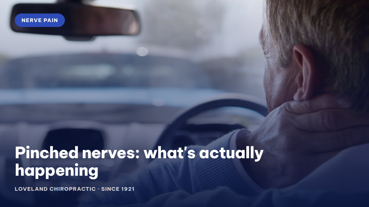 Pinched nerves: what's actually happening